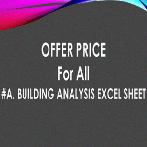 OFFER- All of #A. Building Analysis Excel Sheet